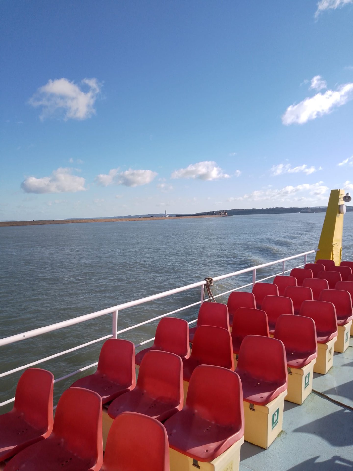 Onboard a Brownsea Boats cruise
